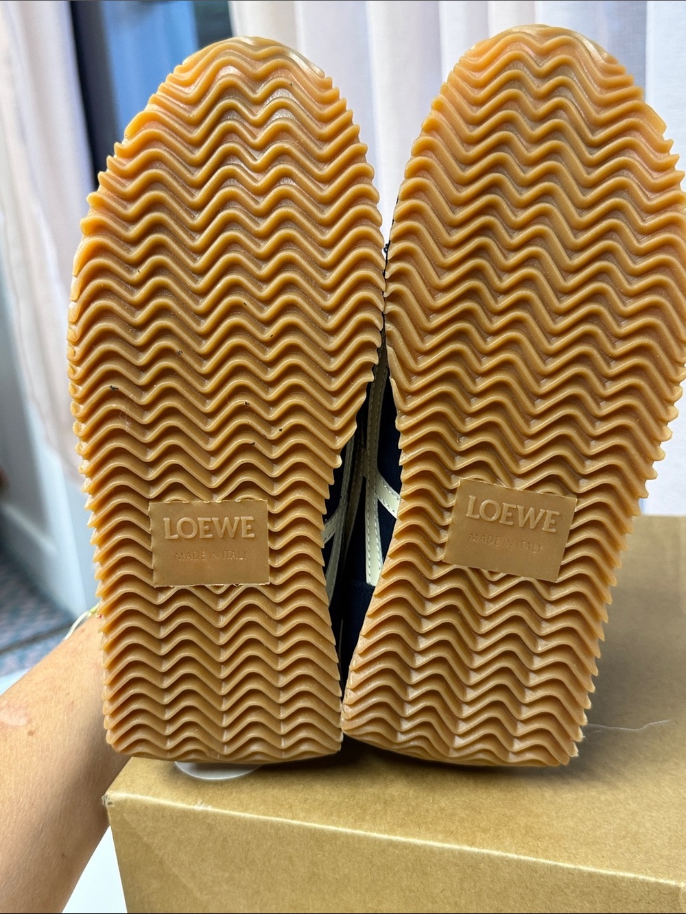Women’s Loewe like Flow Runner Sneakers - Picture 13 of 15